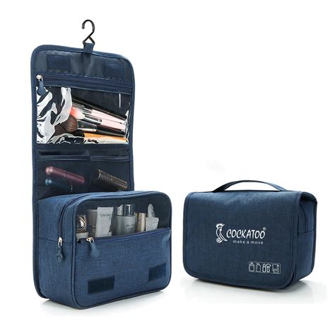 Cockatoo Fresh-Start Toiletry Bag for Men & Women,Hanging Travel Toile