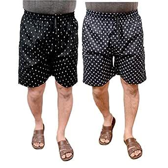 New Vastra Lok Men's|Boy's Cotton Relaxed Shorts/Bermuda - Pack of 2 ...
