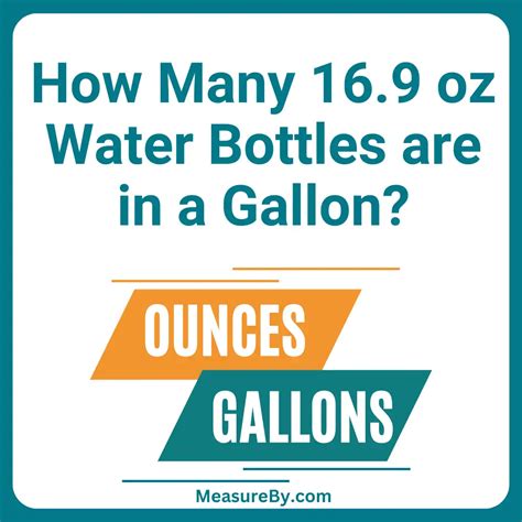 How Many 16.9 oz Water Bottles are in a Gallon?
