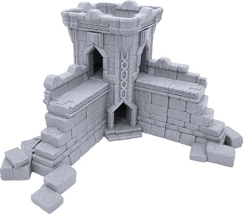 EnderToys Dwarf Settlement Wall Corner Tower by Makers Anvil, India | Ubuy