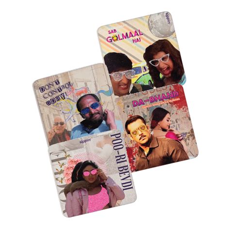 Punny Bollywood Coaster Set – Sippin.in