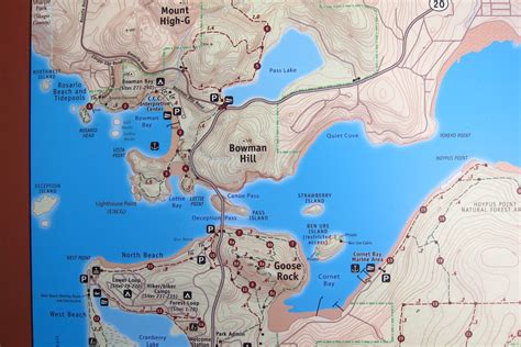 Whidbey Island Road Map