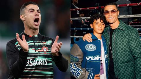 Cristiano Ronaldo Jr takes inspiration from his dad - and Kylian Mbappe ...