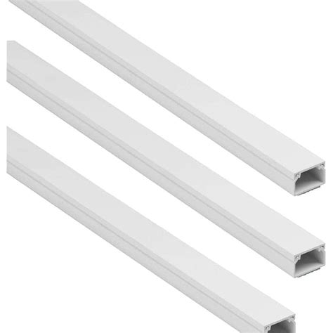 Buy ABBASALI 90cm Square Cable Box Self Adhesive PVC Trunking White Red ...