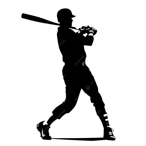 Baseball Player Silhouette Png, Baseball, Player, Silhouette PNG ...