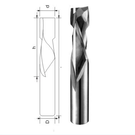 CNC Router Machines Tools And Bits - Long Neck 2 Flutes Ball Nose End ...