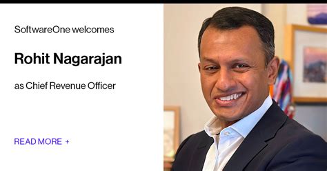 SoftwareOne welcomes Rohit Nagarajan as Chief Revenue Officer ...