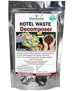 CloudGarden Hotel Waste Decomposing Bacteria 1350 Grams – Fast-Acting ...