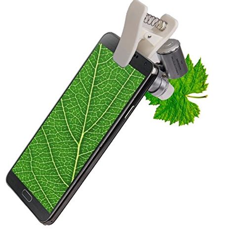 PIA INTERNATIONAL® 60X CLIP - ON Zoom LED Clip On Mobile Phone ...