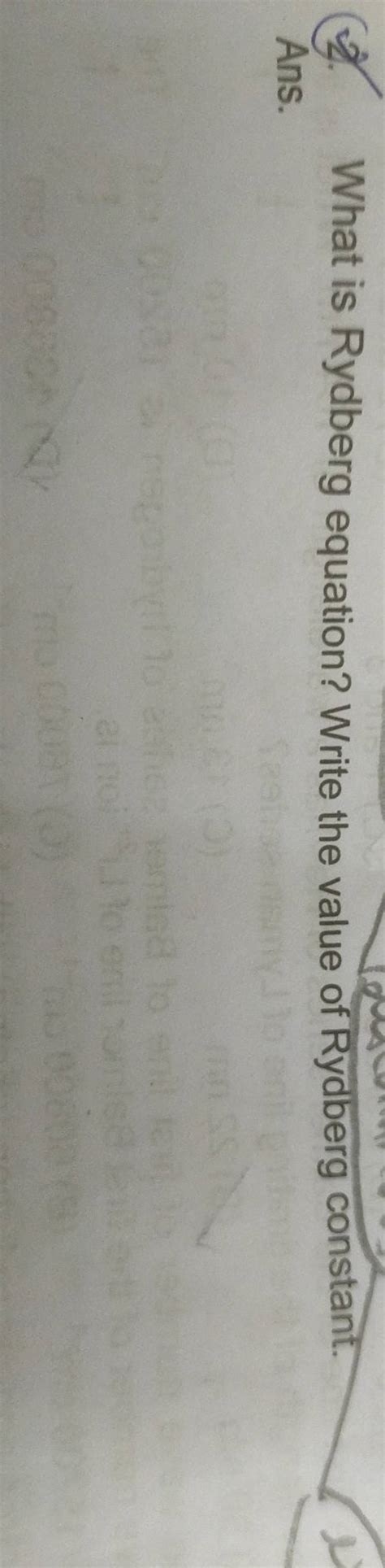 Image result for Rydberg Equation Example