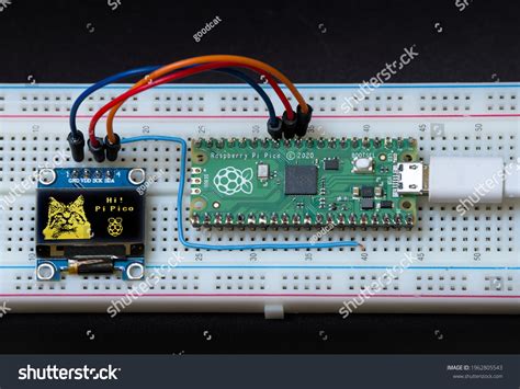 Image result for Using Raspberry Pi Pico On Breadboard