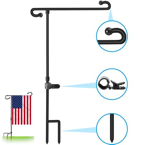 Guozer Outdoor Flag Holder 1PCS Garden Flag Holders for Outside Yard ...