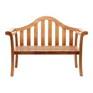 Achla Designs Camelback Wood Garden Bench, Natural : Amazon.in: Home ...