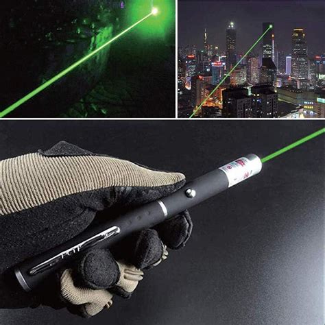 ILIKA Ultra Powerful Green Laser Light Pen Beam for Presentation with ...