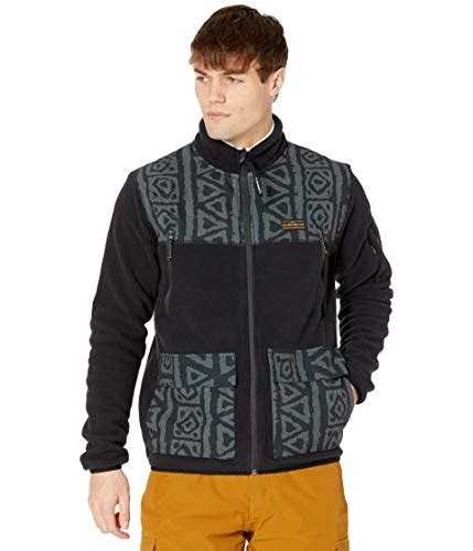 Quiksilver Snow Lost Latitude Polartec Fleece Black SM : Amazon.in ...