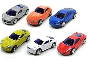 Buy Verdor Unbreakable Die-Cast Alloy Cars Toy Set for Kids - Set of 6 ...