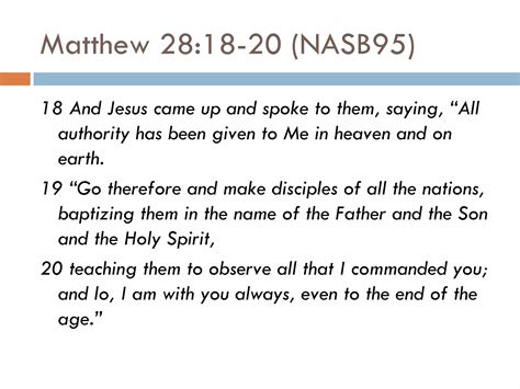 Matt 28:16-20 The Great Commission | PPT