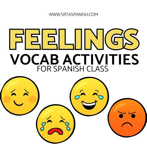 Spanish Emotions Lesson Feelings And Emotions In Spanish