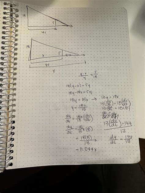 Image result for Related Rates Triangle Problem