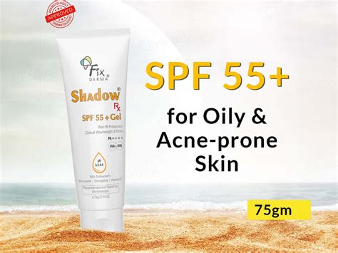 Buy Fixderma Shadow Rx Sunscreen Gel SPF 55+ PA++++ Online | Clinikally