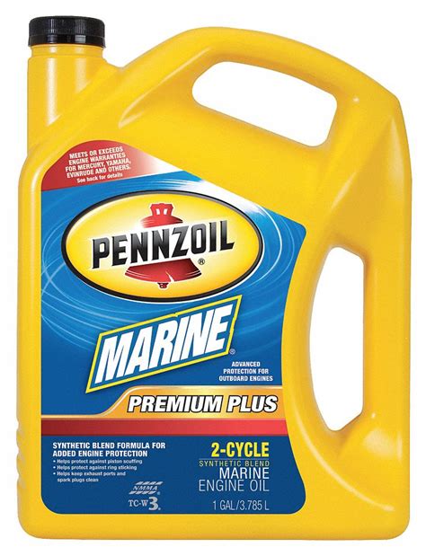 PENNZOIL, Synthetic Blend, 1 gal Size, 2-Cycle Engine Oil - 33GR36 ...