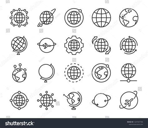 World Map Vector Line 的图像结果