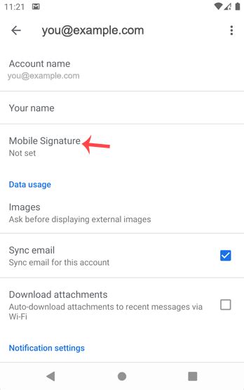 How to Set Up an Email Signature in Android - Hostginger Knowledgebase