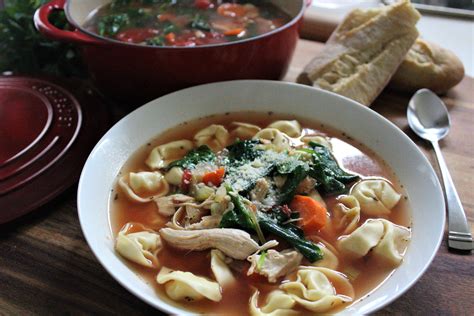 Rotisserie Chicken Tortellini Soup | Queen City Kitchen