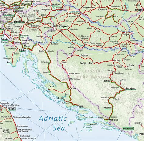 Croatia Train Map – ACP Rail