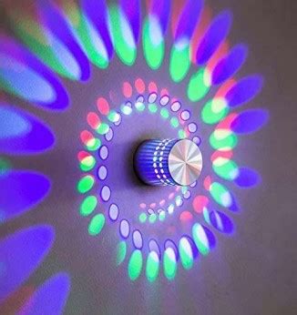 Spiral Wall Light Design RGB