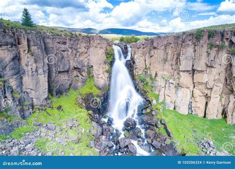 North Clear Creek Falls in Creede Colorado Stock Photo - Image of ...