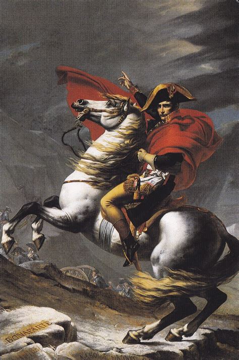 Military History Covers: Napoleon at the Saint-Bernard Pass, by. J.L ...