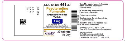 FESOTERODINE FUMARATE tablet, extended release