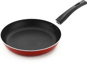 Classic Aluminium Non Stick Tapper Fry Fry Pan 28 cm diameter with Lid ...