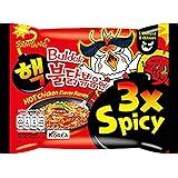 Samyang Hot Chicken Flavor Ramen Buldak 3X Spicy Instant Noodles ...