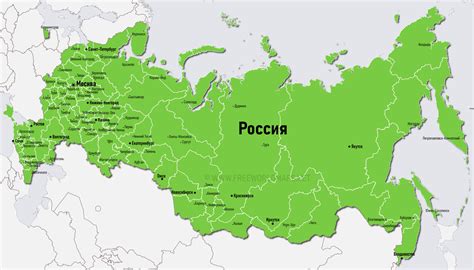 Карты России - freeworldmaps.net