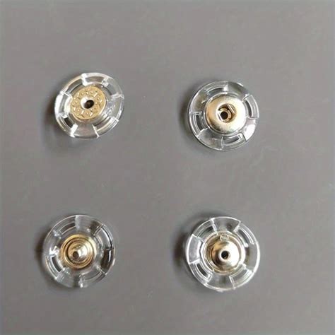 10 pares de broches transparentes invisibles y sin costuras, broches ...