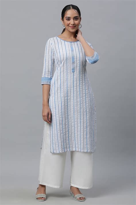 Buy White Solid Straight Fit Woven Palazzo With Elasticated Waist ...