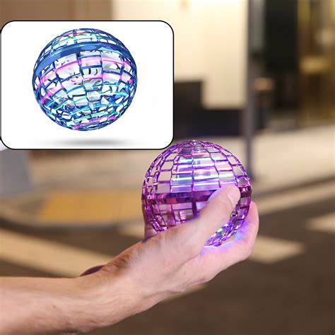 8057 Flying Ball Toys Usb Rechargeable Built-in Rgb Lights 360rotating ...
