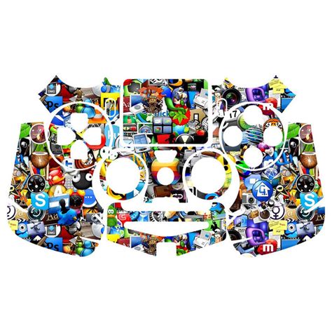 Skin Wrap Vinyl Sticker for DualShock 4 Wireless Controller- Br Sticke ...
