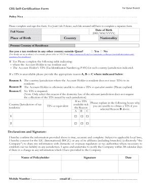 Qatar Self Declaration Form - Fill and Sign Printable Template Online