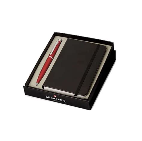 Sheaffer Gift Set VFM Ballpoint Pen With A6 Notebook Excessive Red With ...
