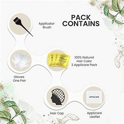 byPureNaturals 100% Organic Pure Natural Powder Hair Color- 60 Gm- 2N ...