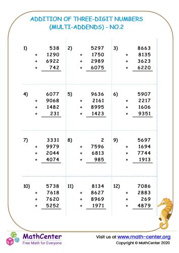 Image result for How to Add Four-Digit Numbers