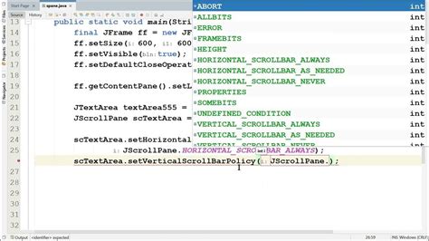 Java ScrollPane 的图像结果