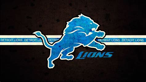 Download Detroit Lions Dark Brown Logo Wallpaper | Wallpapers.com