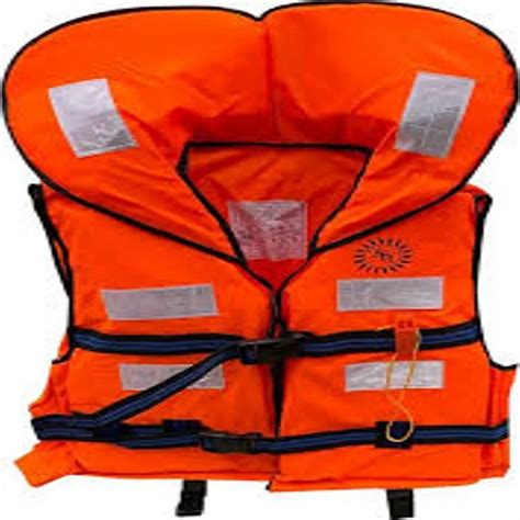 Safety Lifejacket - Orange Life Jacket Polyester Fabric with EPE Foam ...