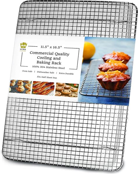 Amazon.com: Ultra Cuisine Cooling Rack for Baking and Cooking - 100% ...