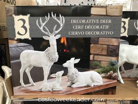 Table Top Decorative Deer Family (set of 3) | Costco Weekender