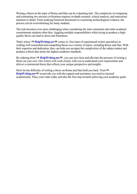 Rome And Han Thesis by Montefiore School of Nursing - Issuu